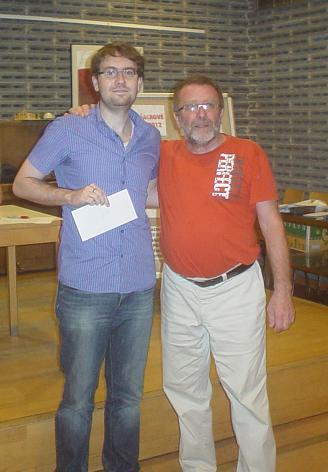 Vítěz Českých šachových Vánoc 2012 IM David Dejf Kaňovský spolu s ředitelem turnaje Jaroslavem Fuksíkem. Vítěz Českých šachových Vánoc 2012 IM David Dejf Kaňovský spolu s ředitelem turnaje Jaroslavem Fuksíkem.